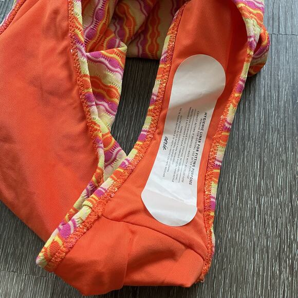 NWT‎ aerie Orange Yellow Monokini One Piece Bikini Large - Picture 5 of 7